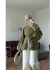 Light Green Flowy Sleeve Blouse