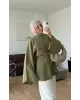 Light Green Flowy Sleeve Blouse