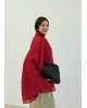 Vintage Wide Sleeve Shirt – Red