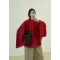 Vintage Wide Sleeve Shirt – Red