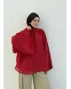 Vintage Wide Sleeve Shirt – Red