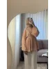 Mink Modal Ruffle Blouse
