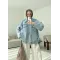 Oversized Light Blue Denim Jacket