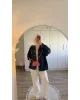 Dark Blue Oversized Denim Jacket