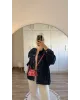 Dark Blue Oversized Denim Jacket