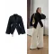 Belted Denim Wrap Jacket