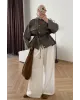 Oversized Khaki Parka Jacket