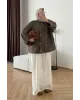 Oversized Khaki Parka Jacket