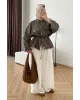 Oversized Khaki Parka Jacket