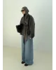 H&M Model Lined Leather Trench Coat – Dark Brown