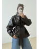 H&M Model Lined Leather Trench Coat – Dark Brown
