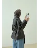 H&M Model Lined Leather Trench Coat – Dark Brown