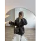 H&M Model Lined Leather Trench Coat – Dark Brown