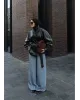 H&M Model Lined Leather Trench Coat – Black