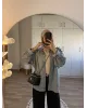 Oversized Light Blue Denim Jacket