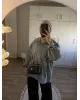 Oversized Light Blue Denim Jacket