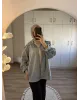 Oversized Light Blue Denim Jacket