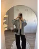 Oversized Light Blue Denim Jacket