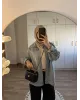 Oversized Light Blue Denim Jacket