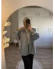 Oversized Light Blue Denim Jacket