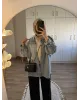 Oversized Light Blue Denim Jacket