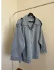 Oversized Light Blue Denim Jacket