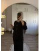 Black Chinese-Inspired Denim Jacket