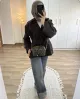 Dark Brown Belted Mid-Length Trench Coat