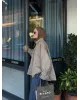 Mink Beige Belted Oversized Jacket