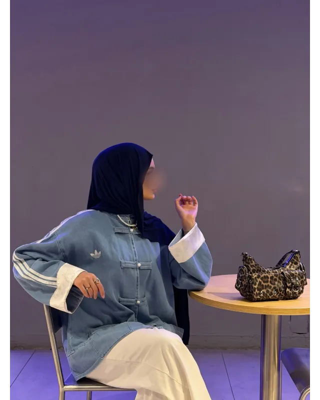 Adidas Chinese-Style Denim Jacket