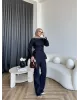 Navy Blue Denim Set