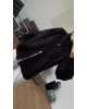 Double-Zip Knit Cardigan –Black