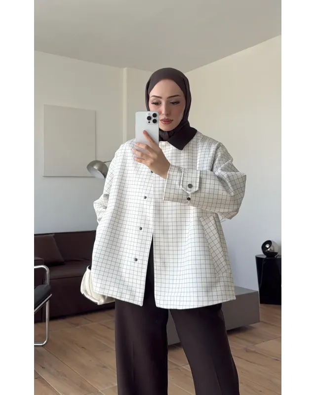 Brown Plaid Jacket