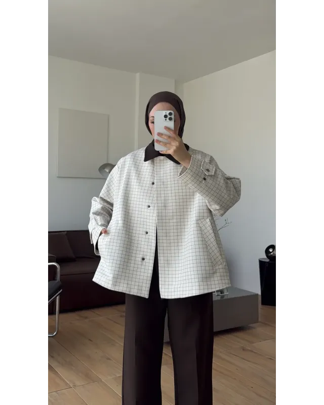 Brown Plaid Jacket