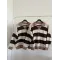 Brown & Cappuccino Striped Knit Sweater