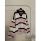 Pink & Brown Striped Knit Sweater