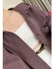 قميص سادة-بيرغندي